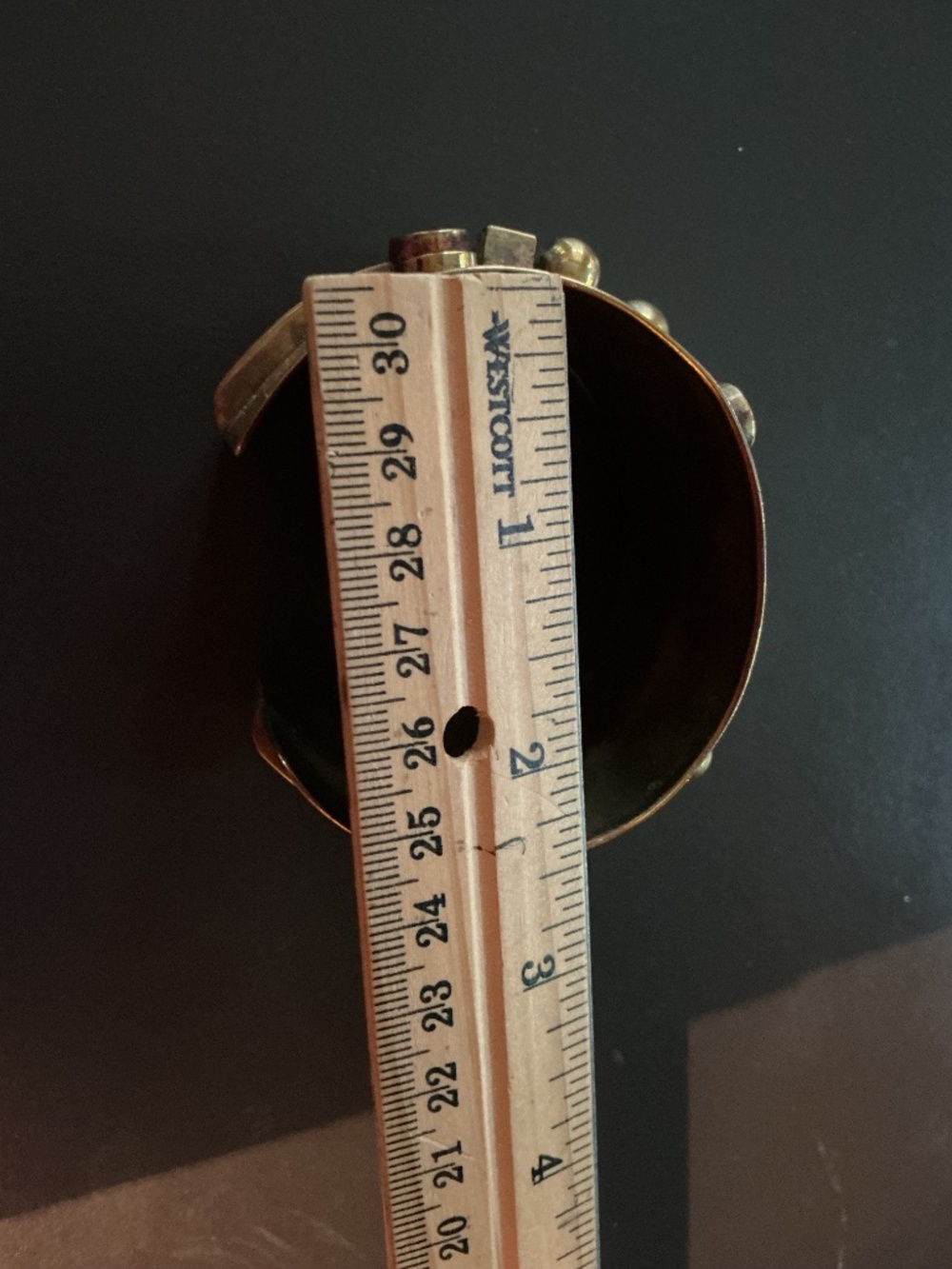 EXCEPTIONAL VINTAGE SCANDINAVIAN BRUTALIST CUFF - Picture 14 of 15
